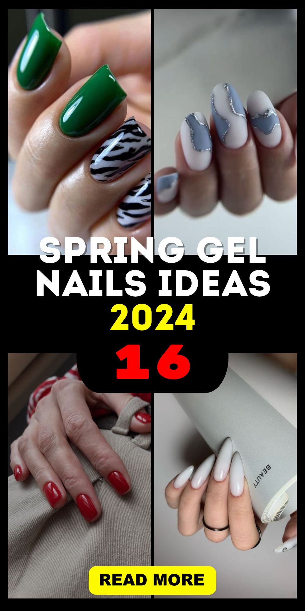 Stunning Spring Gel Nails 2024 Fresh Designs, Colors, and Art Ideas