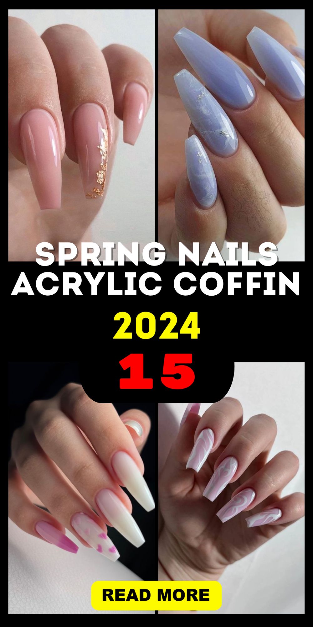 Explore 2024 S Trendy Acrylic Coffin Nail Designs For Spring Elegance   Добавить подзаголовок копия копия 1000 X 2000 пикс. 3 22 