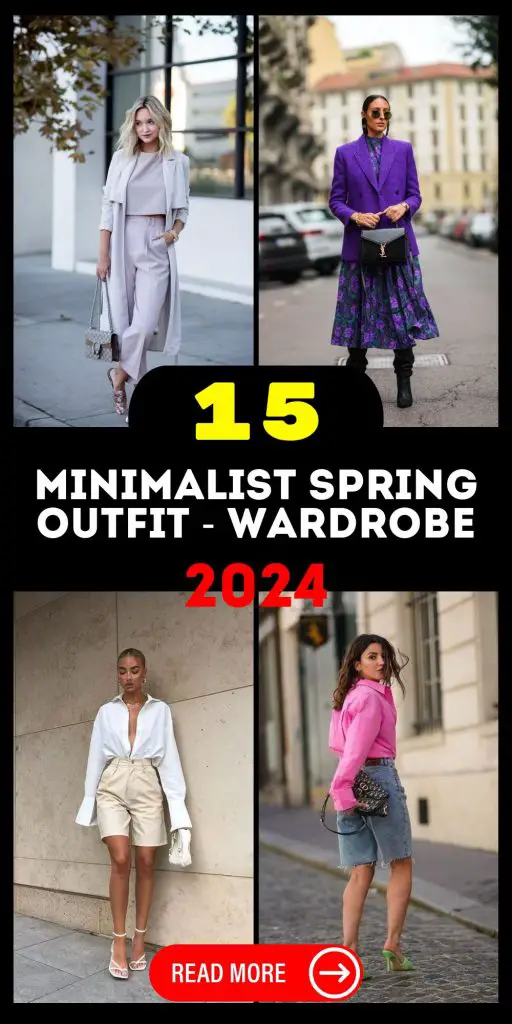 Embracing Simplicity: The Minimalist Spring Wardrobe of 2024 15 Ideas