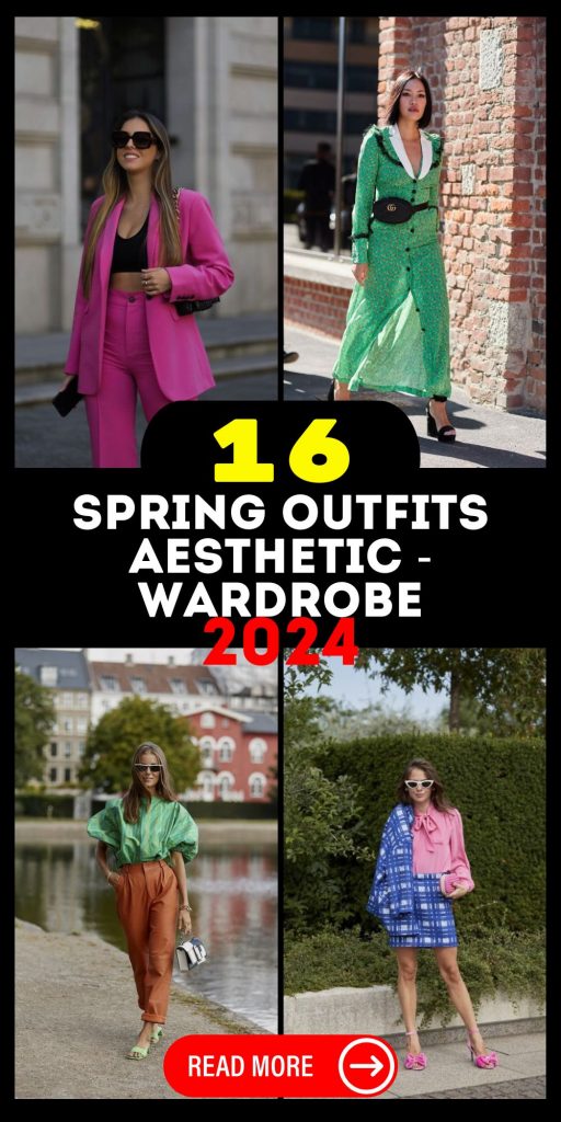 Spring Outfits Aesthetic 16 Ideas - Wardrobe 2024: A Fresh Look
