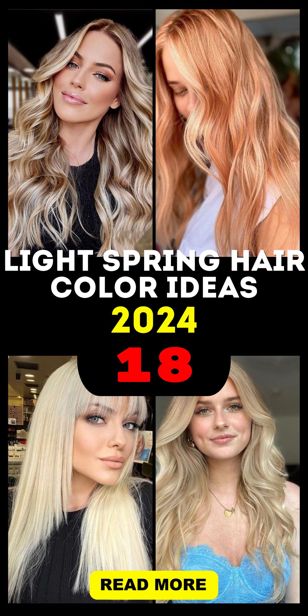 Light Spring Hair Color 2024 Unveil Trending Shades and Styles