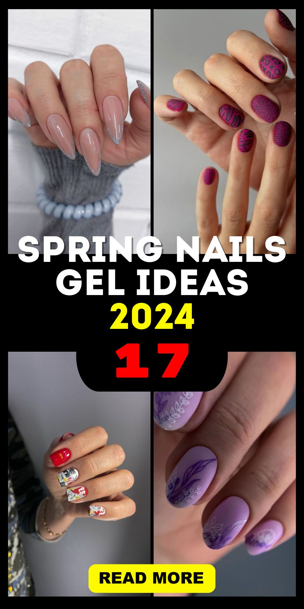 Explore Spring Gel Nails 2024 Fresh Art Designs Simple Colors Fun Ideas   Добавить подзаголовок копия копия 1000 X 2000 пикс. 9 18 