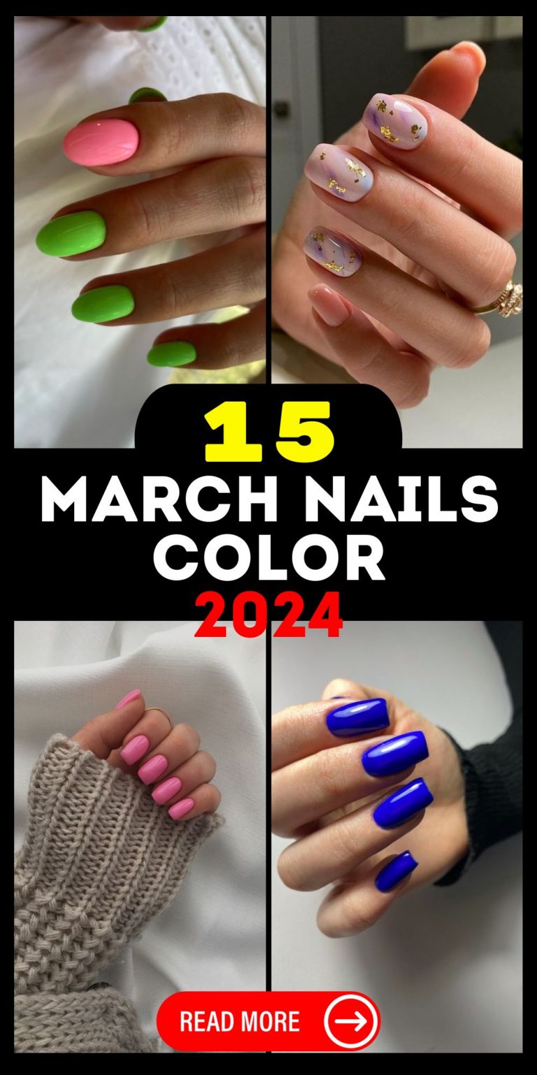 Explore March 2024's Trending Nail Colors – From Bright Gels to Chic Dips