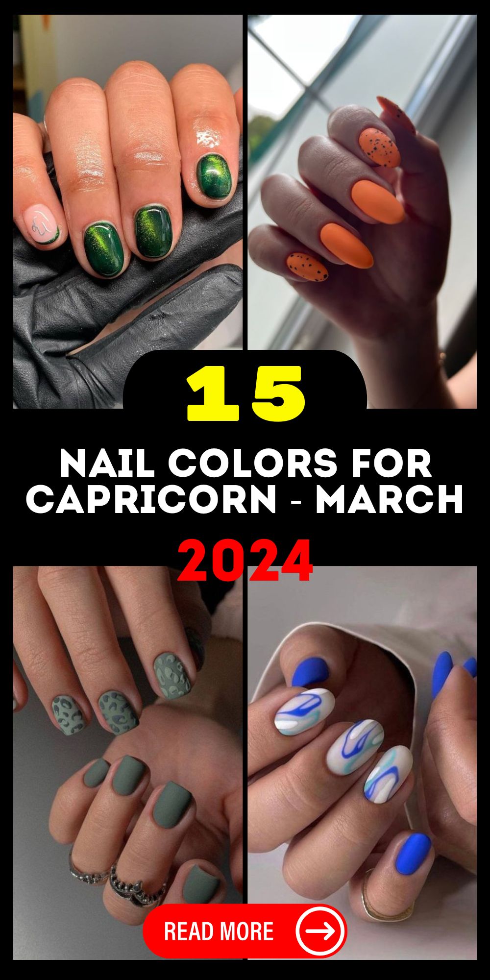 Nail Colors For Capricorn March 2024 A Cosmic Guide To Chic 15 Ideas   1 308 