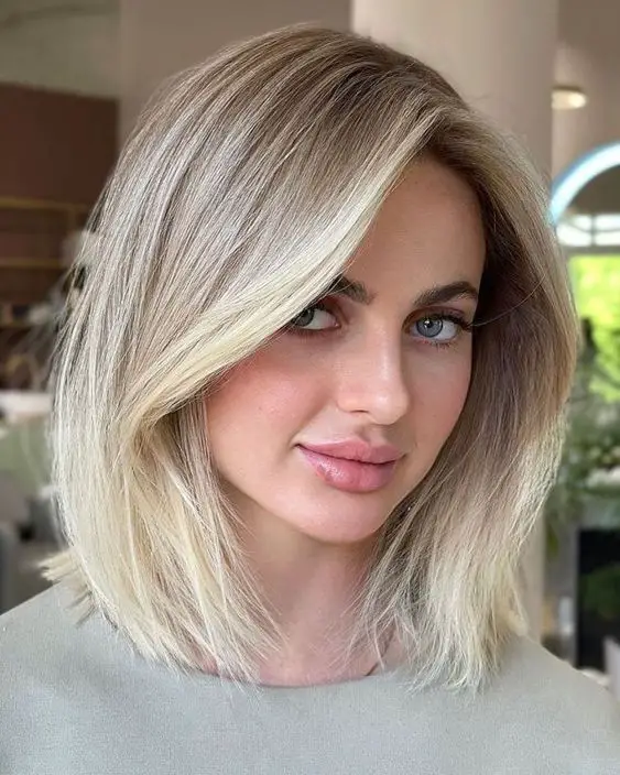 Spring Haircuts 2024: Trending Styles for Round Faces 16 Ideas