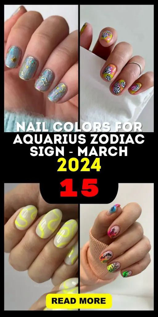 Nail Colors for Aquarius: Your March 2024 Style Guide 15 Ideas