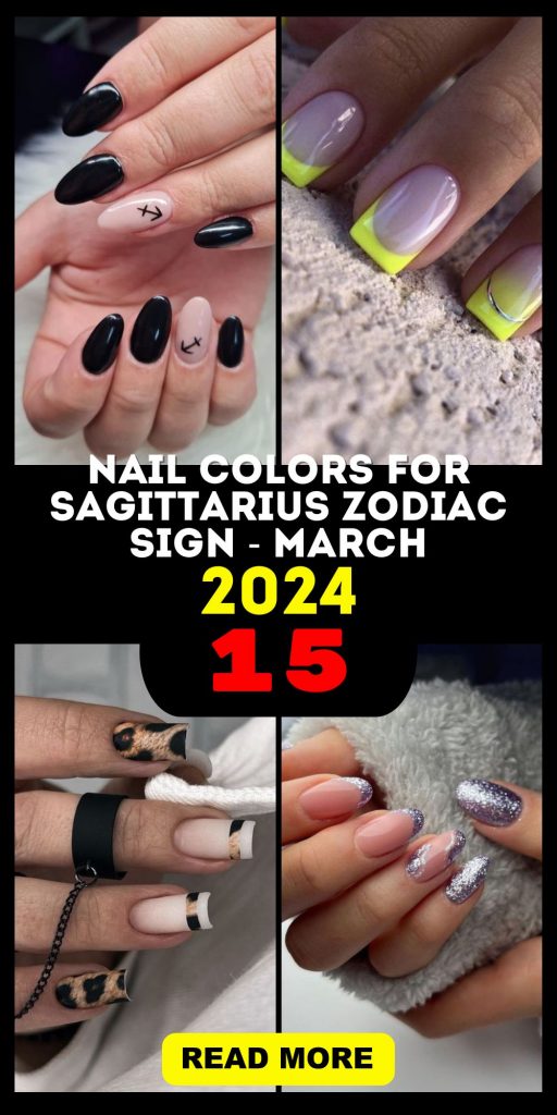 Nail Colors for Sagittarius Zodiac Sign - March 2024: A Bold and Adventurous Palette 15 Ideas