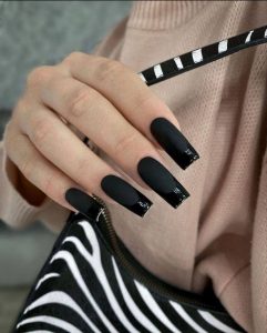 Spring Black Nails 2024 Discover Trendy Designs And Aesthetic Art   9 73 241x300 