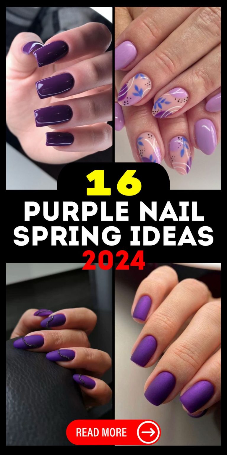 Spring 2024 S Purple Nail Designs From Lavender Art To Gel Trends   Dobavit Podzagolovok Kopiya Kopiya 1000 X 2000 Piks 12 768x1536 