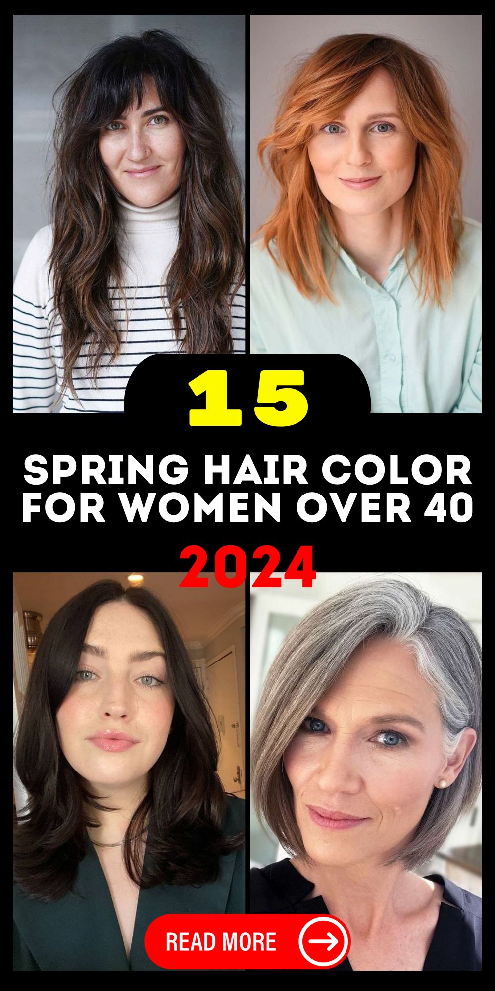 Top Spring 2024 Hair Color Trends for the Stylish 40-Year-Old Woman