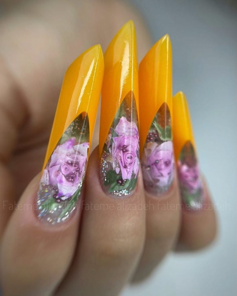Summer Coffin Nails 2024 24 Ideas Explore Trendy & Colorful Gel Nail