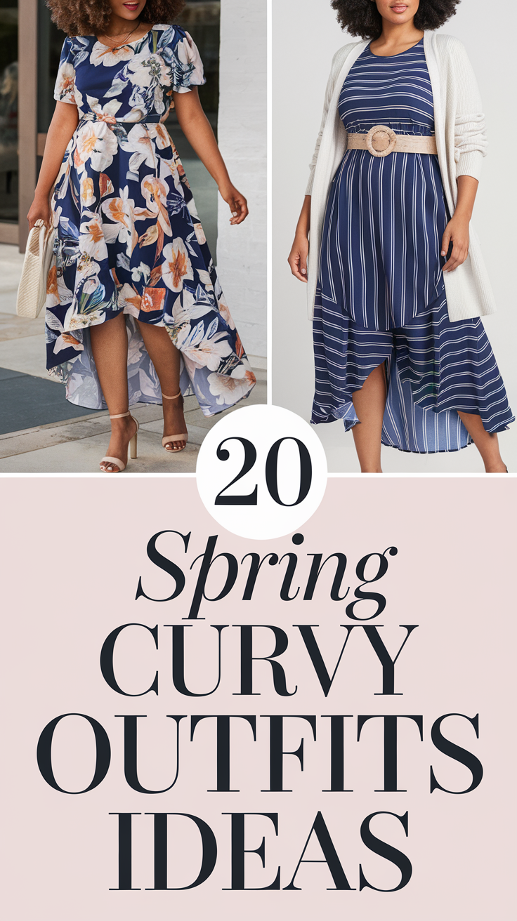 20 Spring Curvy Outfits Ideas 2025 for Women Casual, Work, and Midsize