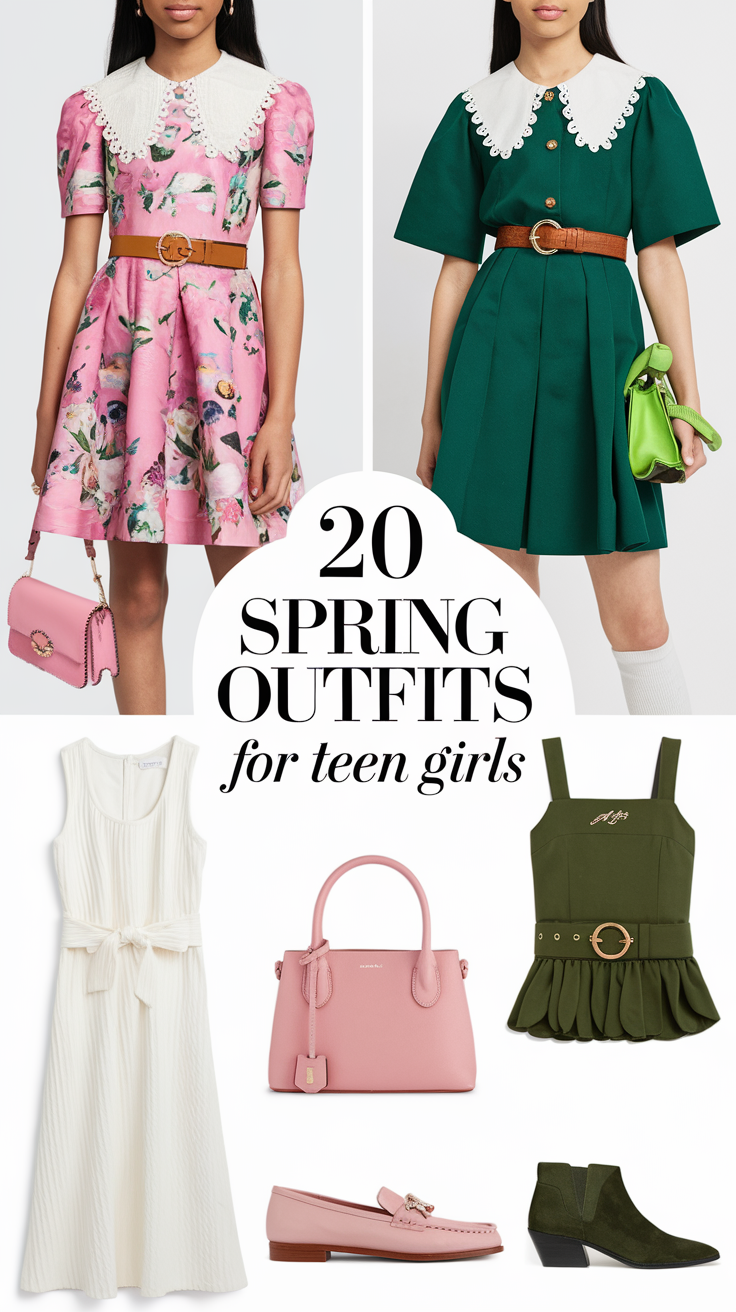 20 Spring Outfits for Teen Girls 2025 Cute & Stylish Ideas for School