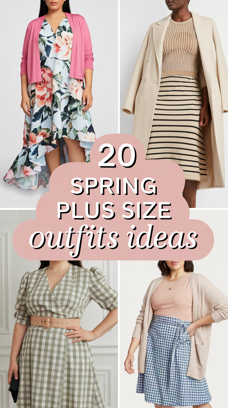 Spring Plus Size Outfits Ideas 2025 20 Cute and Casual Styles for Work