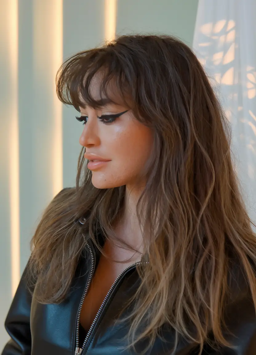 Chic Bangs Haircut Inspo Summer 2025 Airy Layers and Undone Bangs