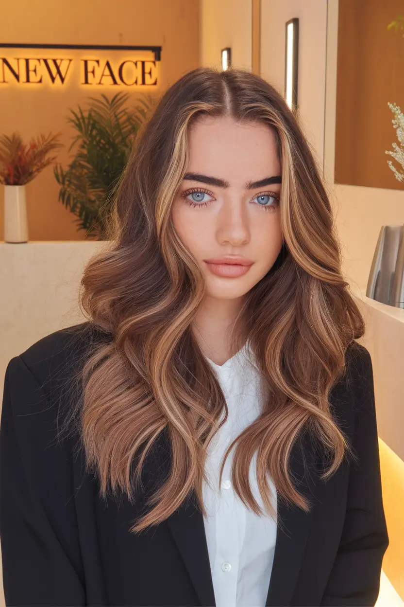 Gorgeous Long Hair Ideas for Summer 2025 Walnut Waves With Luxe Dimension