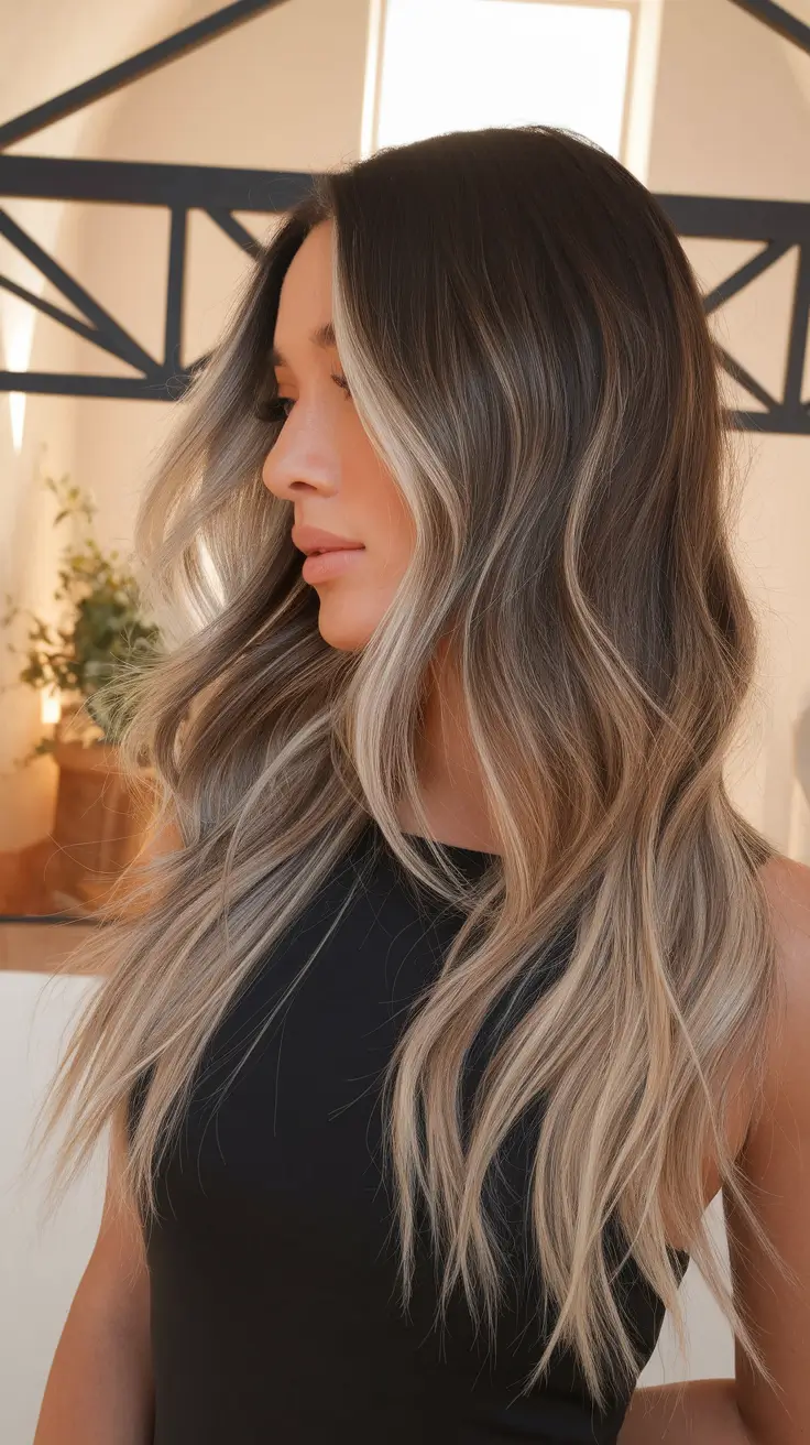 Gorgeous Long Hair Ideas for Summer 2025 Ash Bronde Blend With Dreamy Contrast