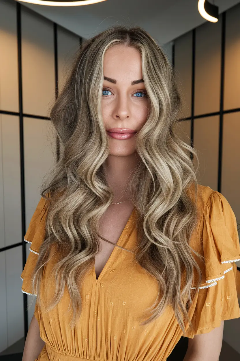 Gorgeous Long Hair Ideas for Summer 2025 Dimensional Blonde With Soft Glam Waves