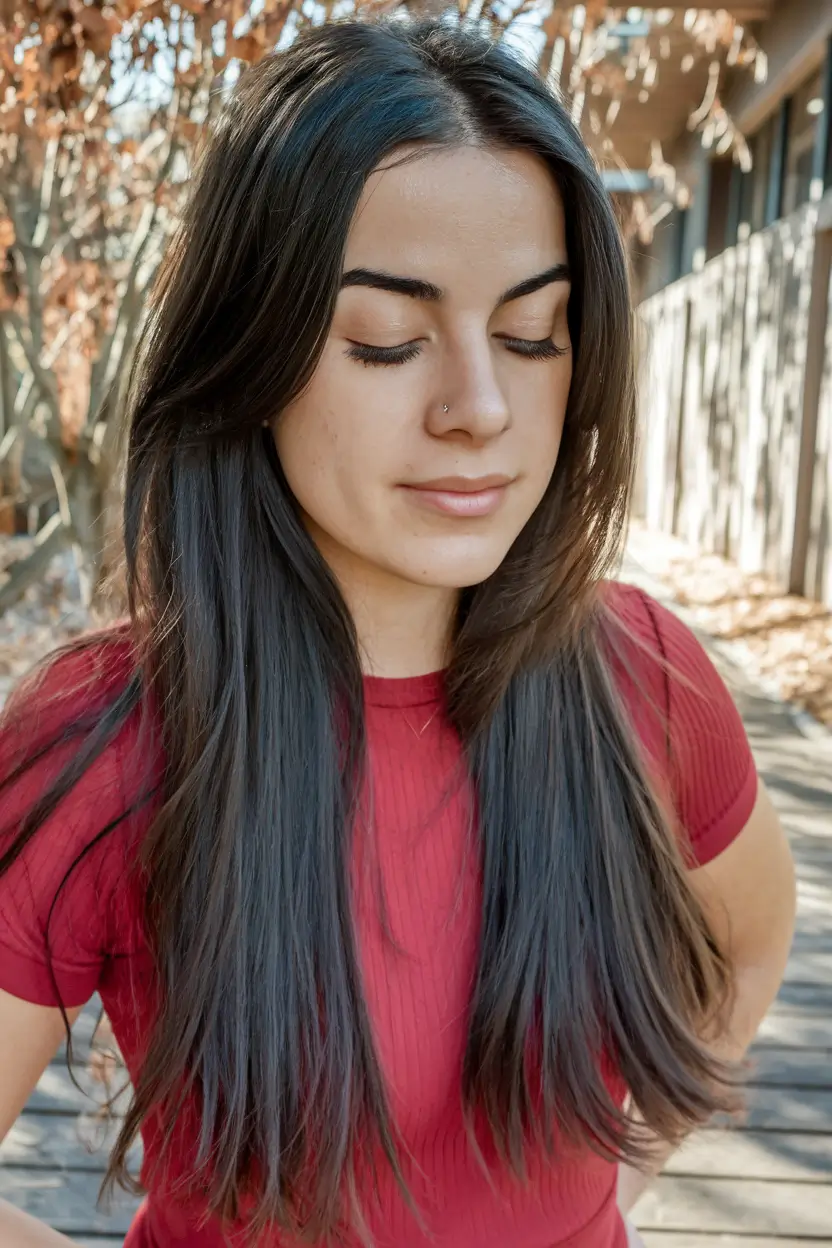 Perfect Haircuts for Oval Faces – Natural Length with Barely-There Layers