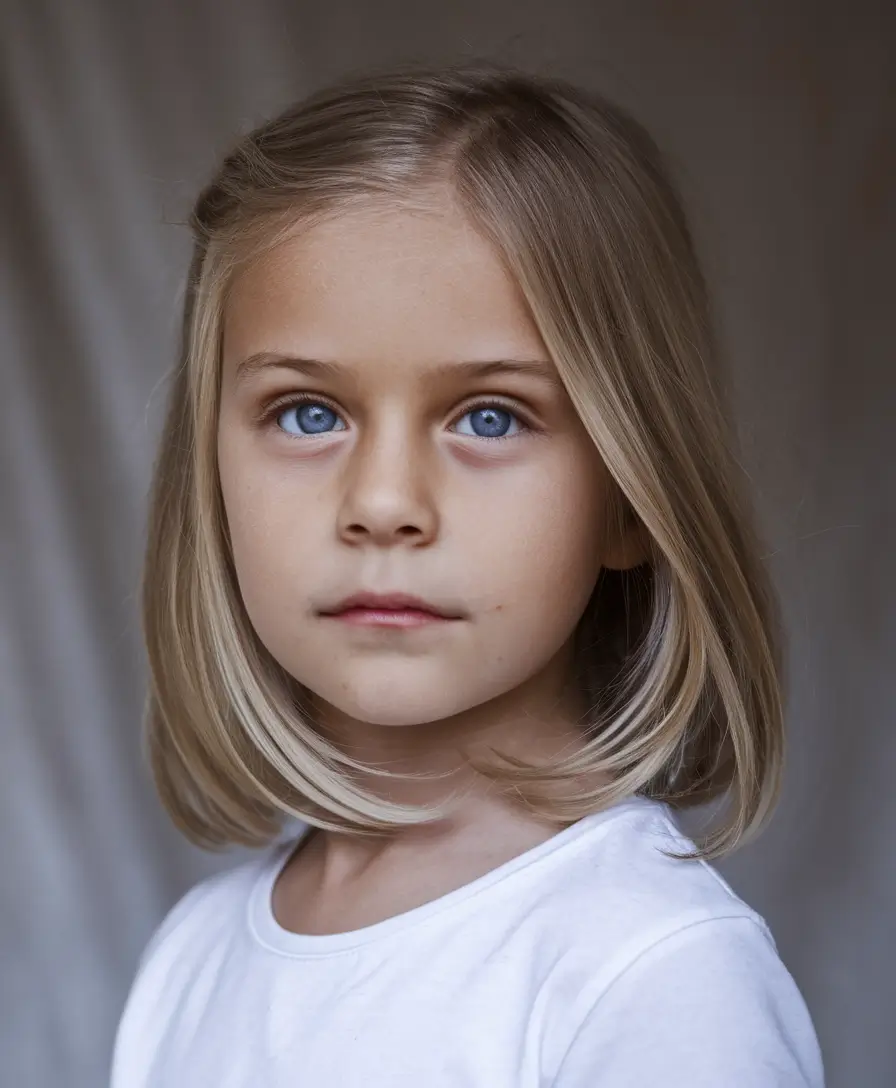 girl haircuts medium kids Classic Shoulder-Length Bob