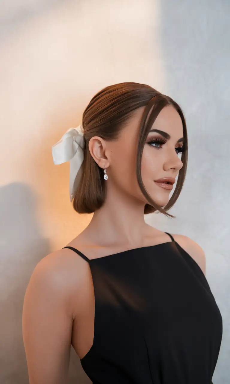 Fresh Hairstyles for June 2025 - Low Bun with Soft Face-Framing Layers