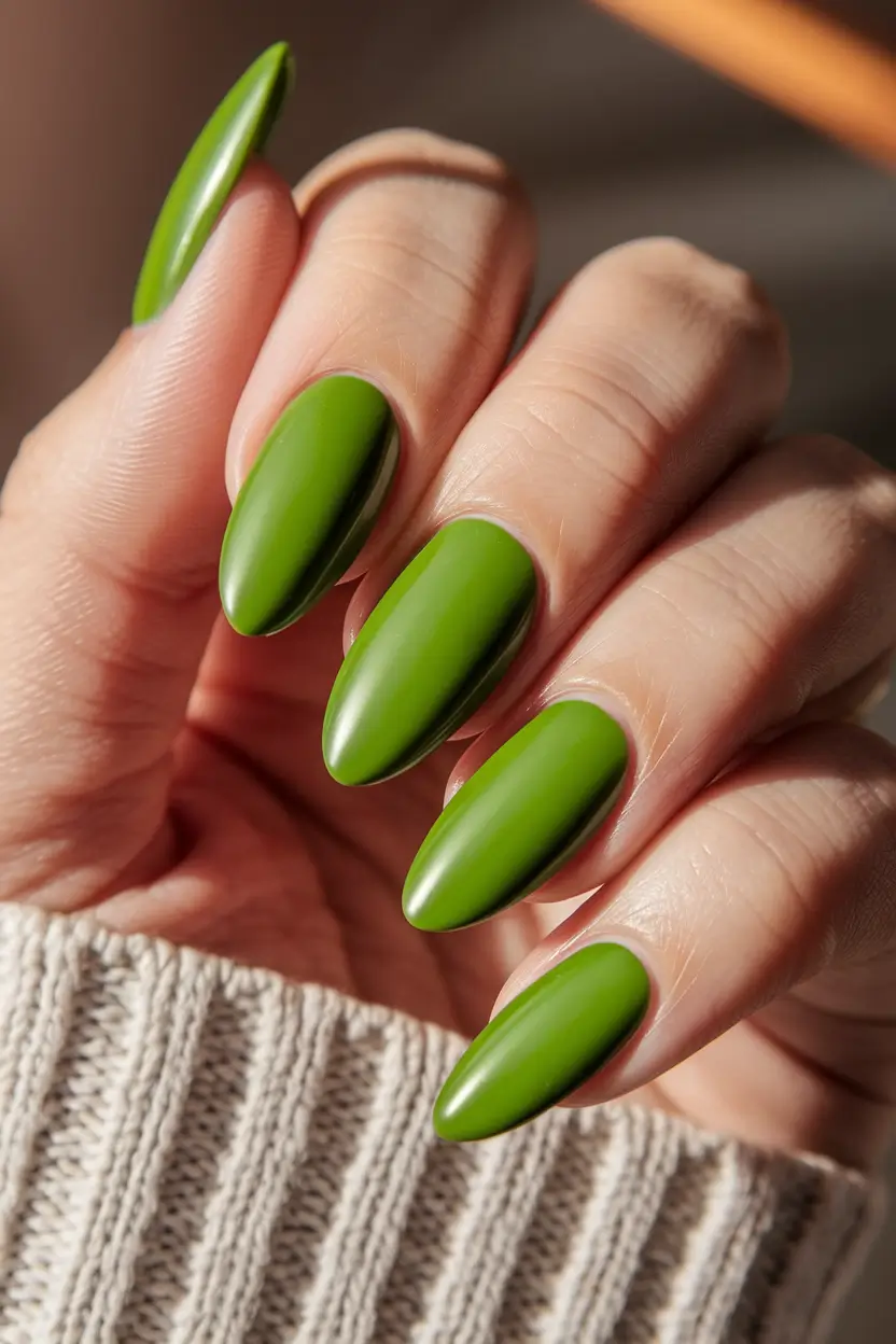 Almond Nails That Slay Summer 2025 Fresh Lime Energy for Bold Days