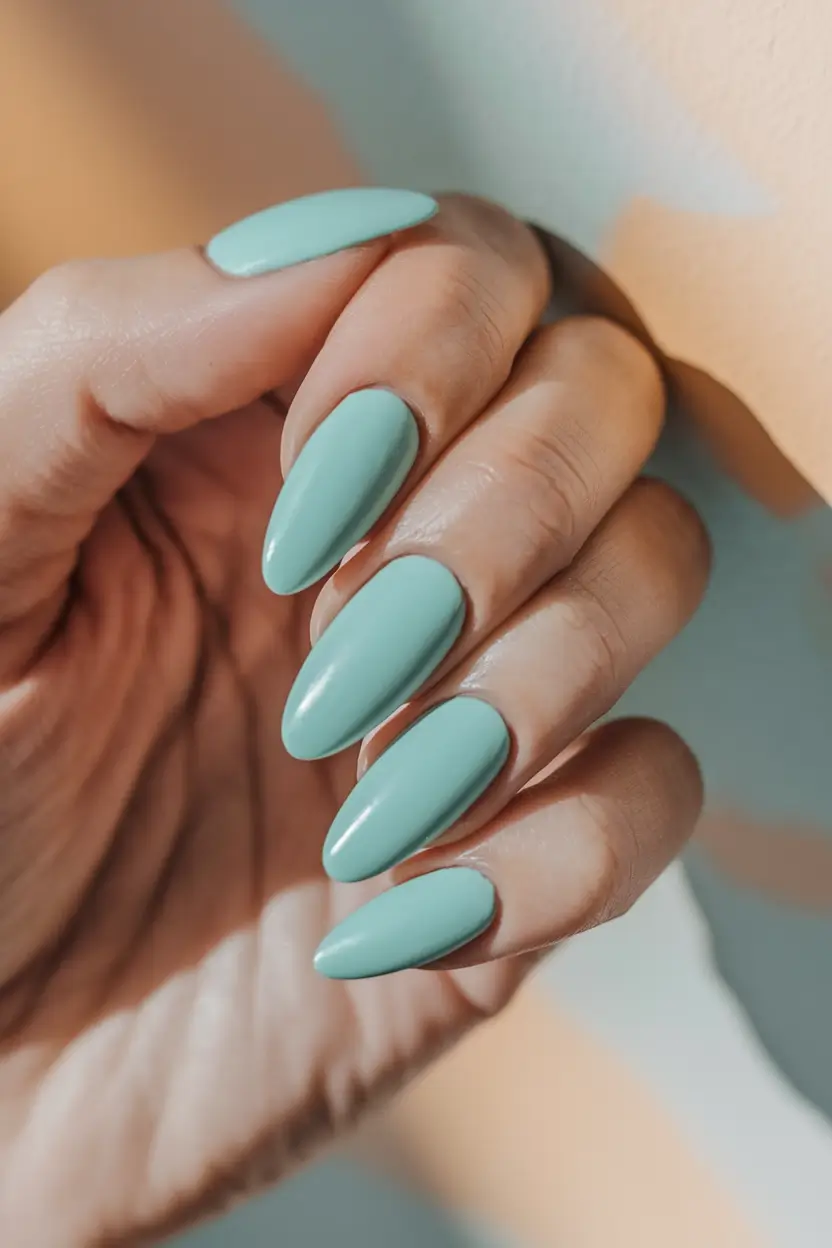 Almond Nails That Slay Summer 2025 Mint Sorbet for Morning Calm
