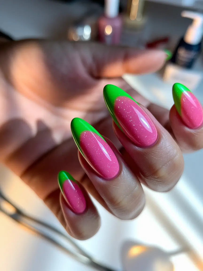 Almond Nails That Slay Summer 2025 Watermelon Sugar Pop