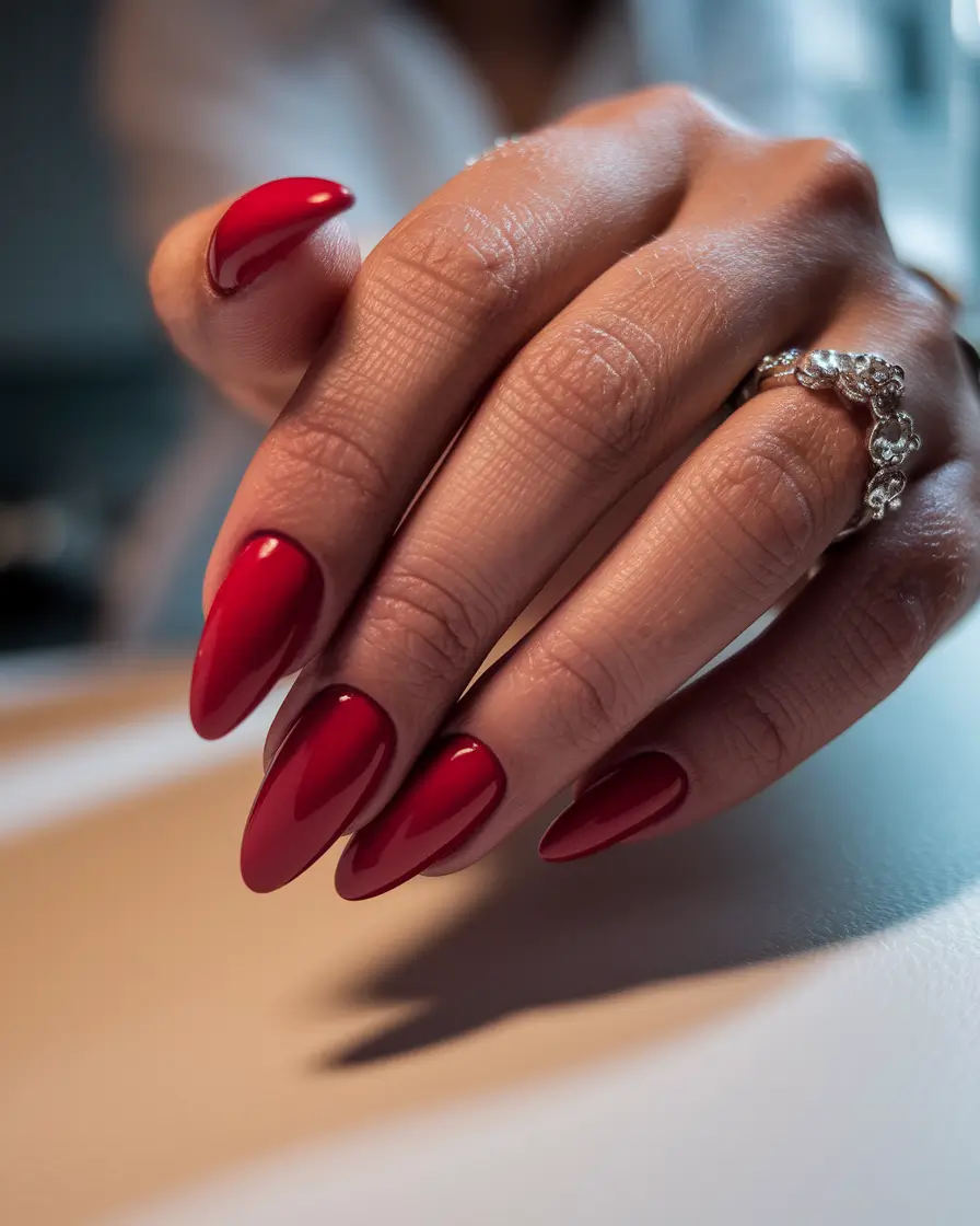 Almond Nails That Slay Summer 2025 Red Siren Confidence