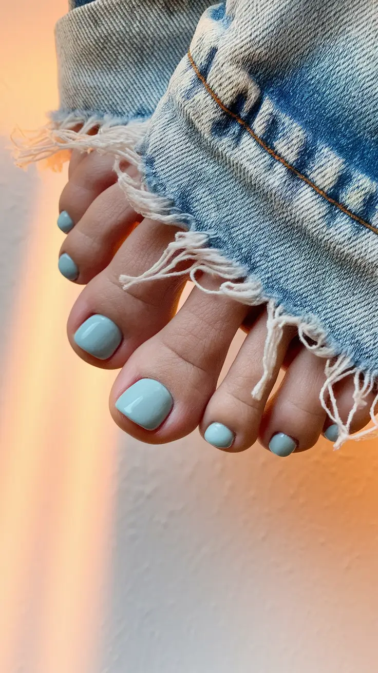 Bold Toe Colors for Summer 2025 Cool Mint Simplicity