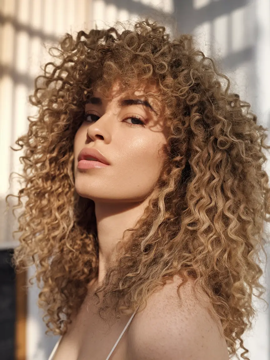 Curly Haircuts Inspiration - Natural Curls for Summer 2025+Golden Spiral Layers