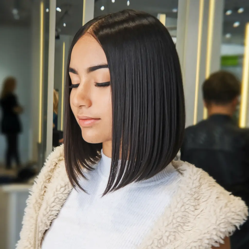 Cute Natural Summer Hairstyle Ideas 2025: Effortless Looks Glass Bob Perfection