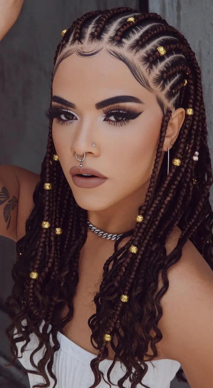 easy summer hairstyles golden cornrows twist