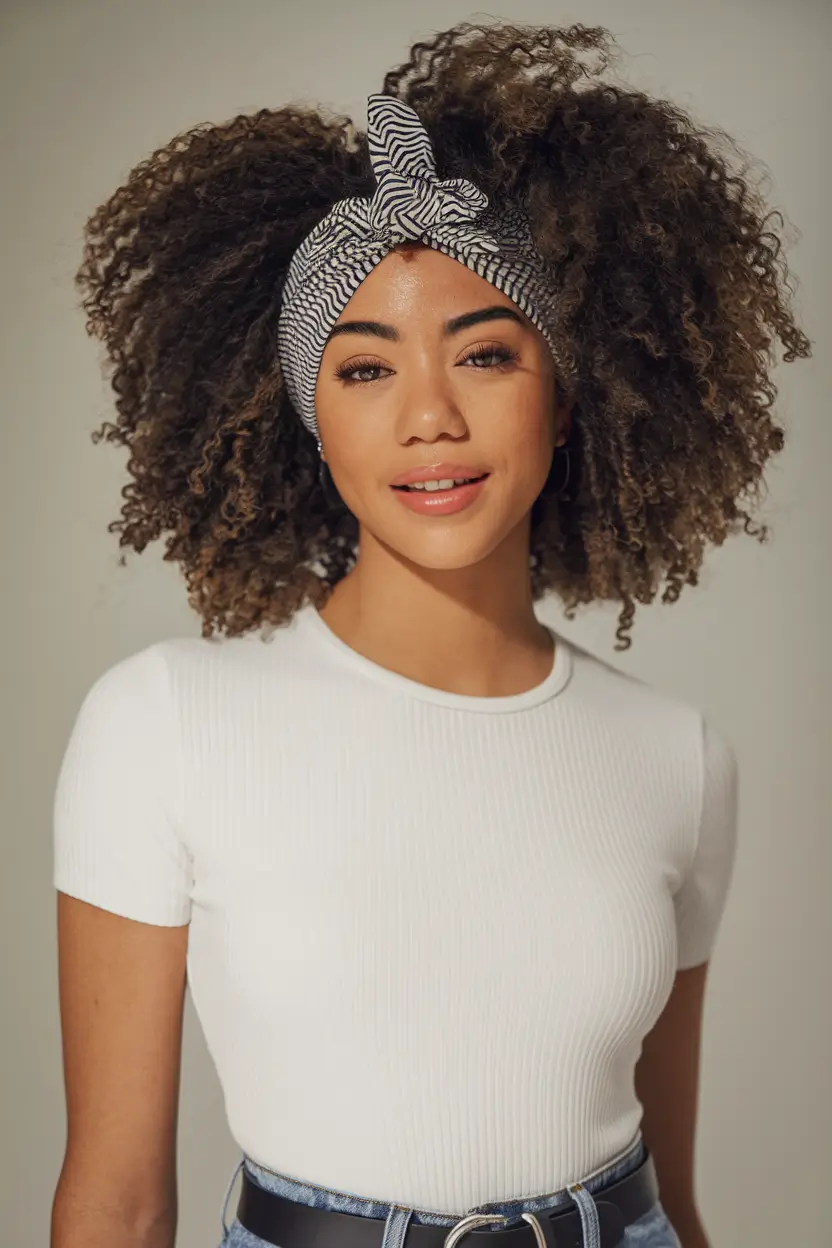 easy summer hairstyles Airy Volume with a Headband Twist