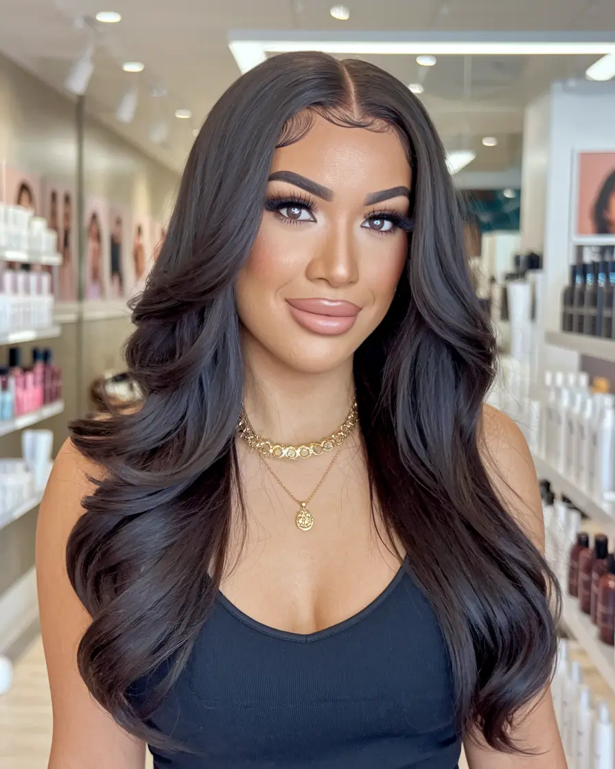 Effortless Looks Vacation Hairstyles for Summer 2025 Soft Glam Layers with Baby Hairs
