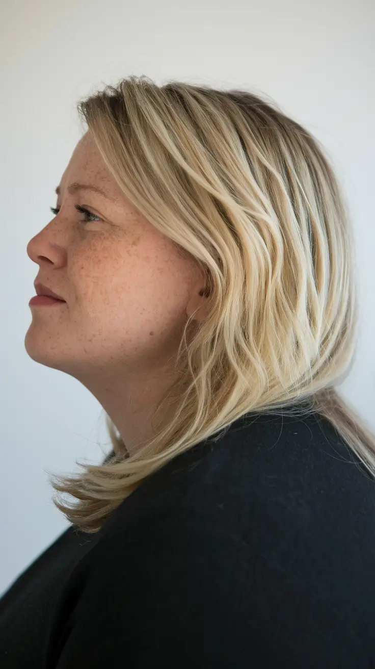 summer haircuts for chubby faces Relaxed Layers with Natural Volume