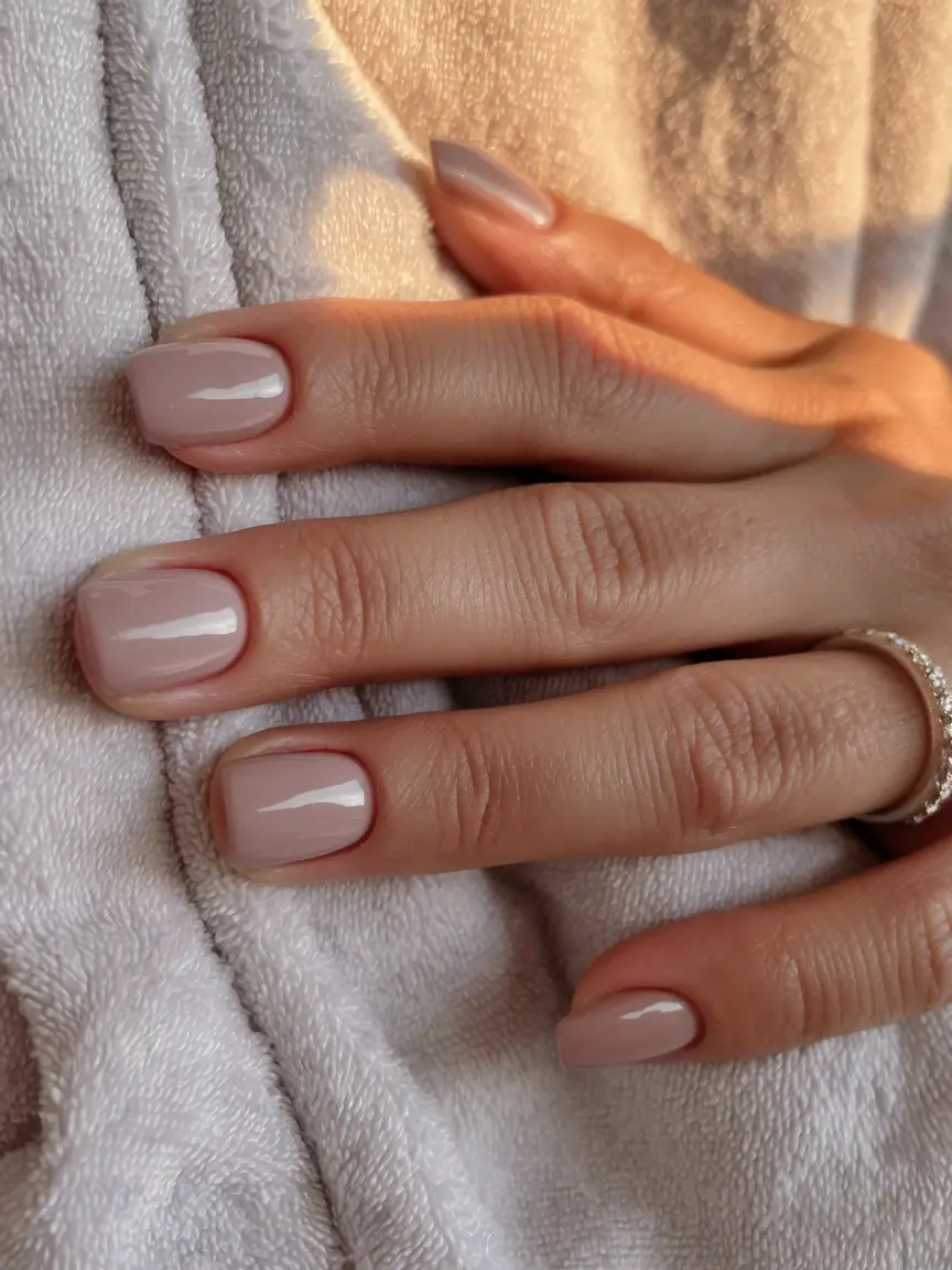 Short Nail Inspo for Summer 2025+Sheer Latte Neutral Gloss