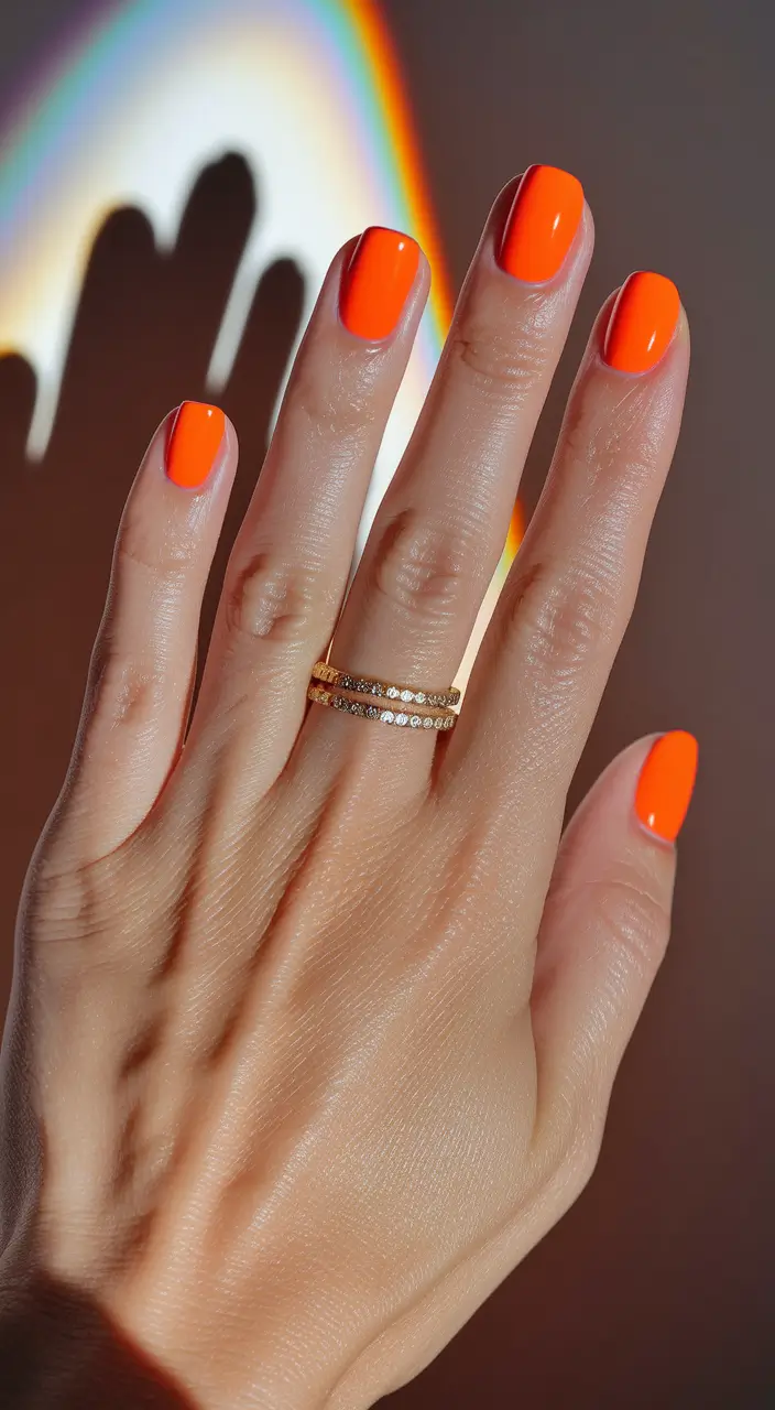 Short Nail Inspo for Summer 2025+Neon Tangerine for the Brave