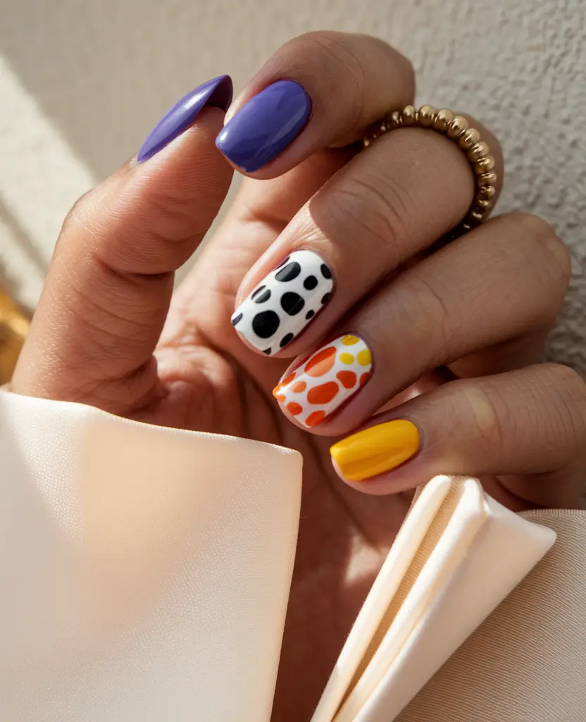 Short Nail Inspo for Summer 2025+Art Class Meets Pop Color