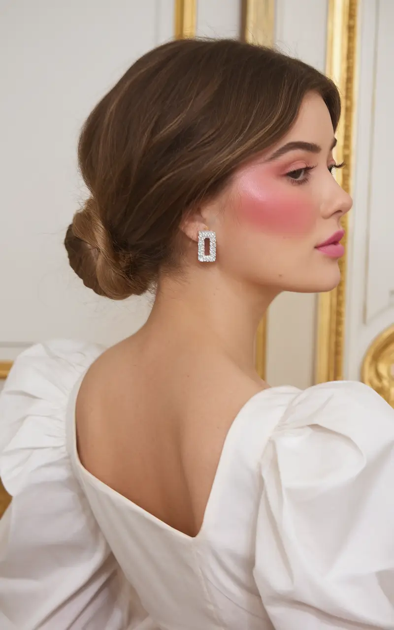 Summer Buns Hairstyle 2025: Chic Updos Soft Romantic Bun with Regal Volume