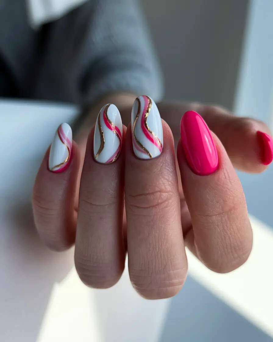 summer nail colors ideas 2025 Wave of Pink Energy