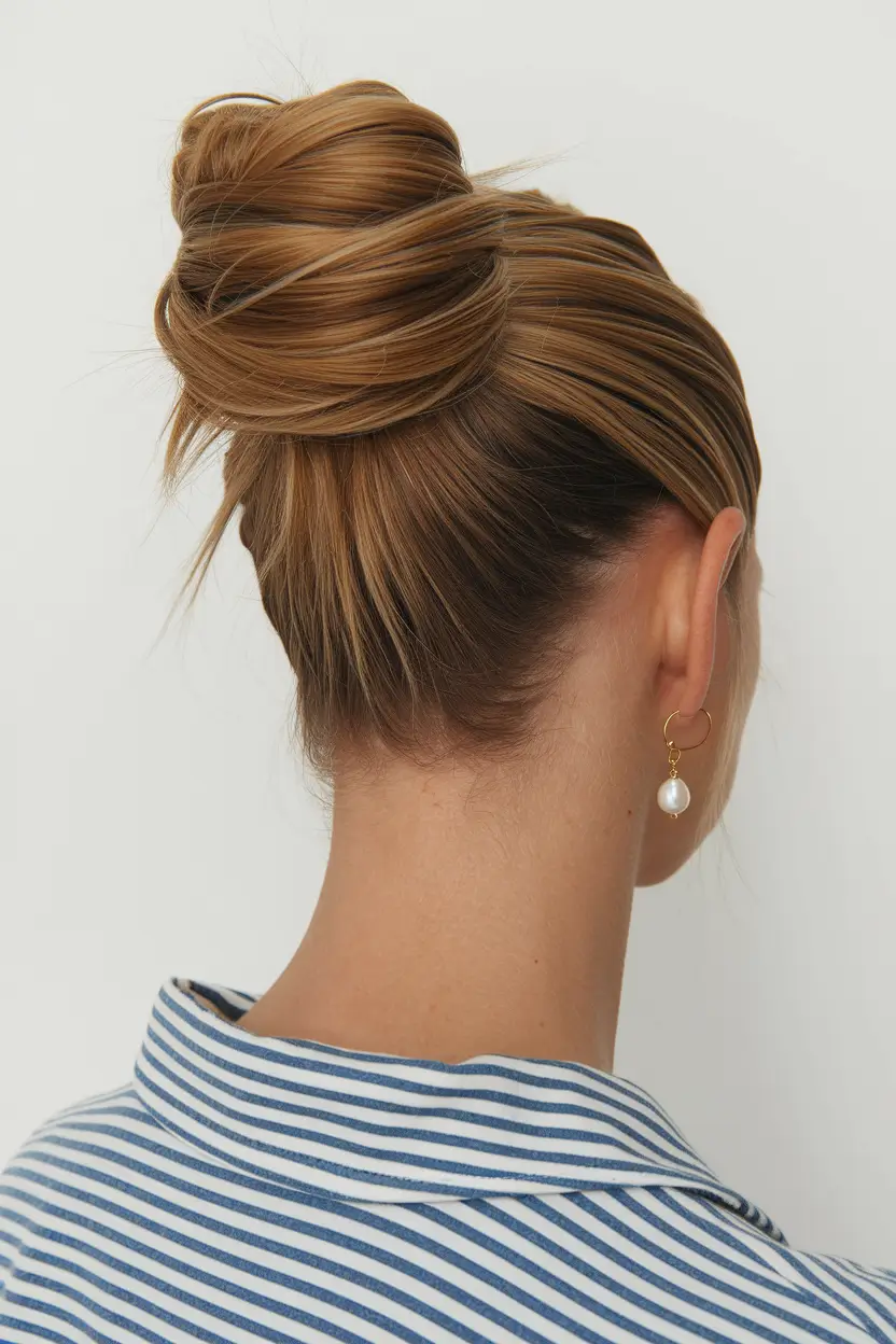 Summer Updo Hairstyles 2025: Simple Styles+Undone Bun with Coastal Cool
