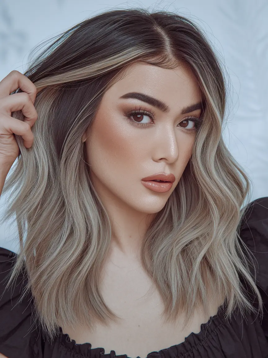 summer-highlights-ideas-long-layered-brunettes