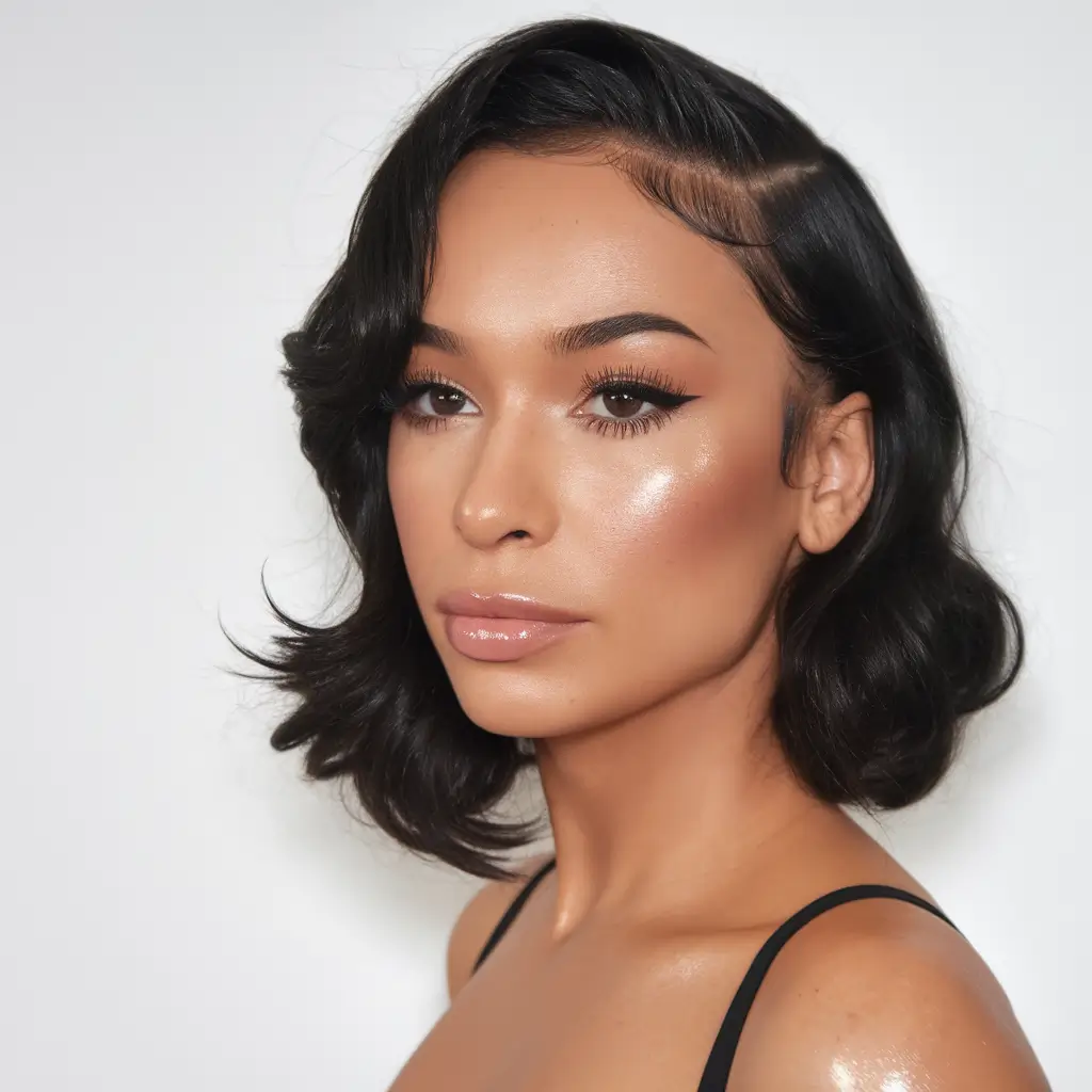 Wigs Hairstyle Summer 2025: Stylish Inspiration+Hollywood Curls with a Side of Shine