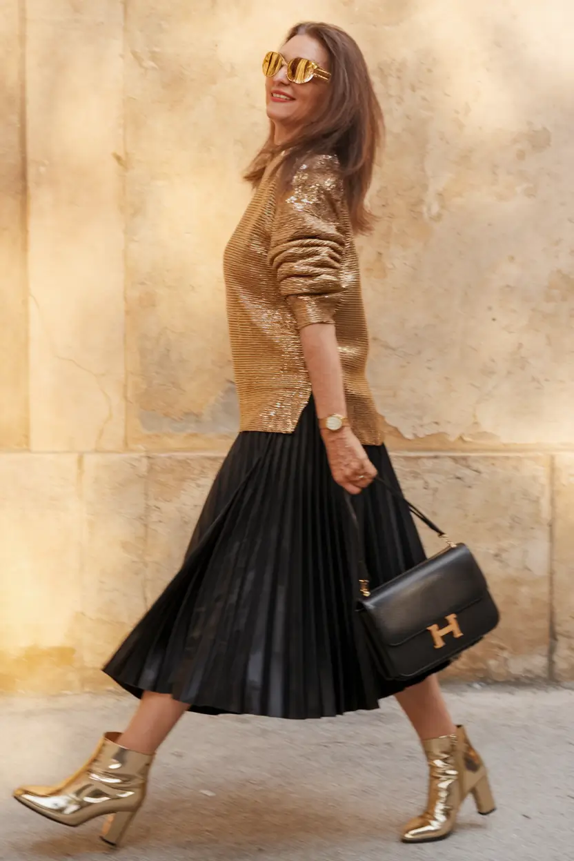 fall outfits women over 50 classy dressy Golden Hour Glamour