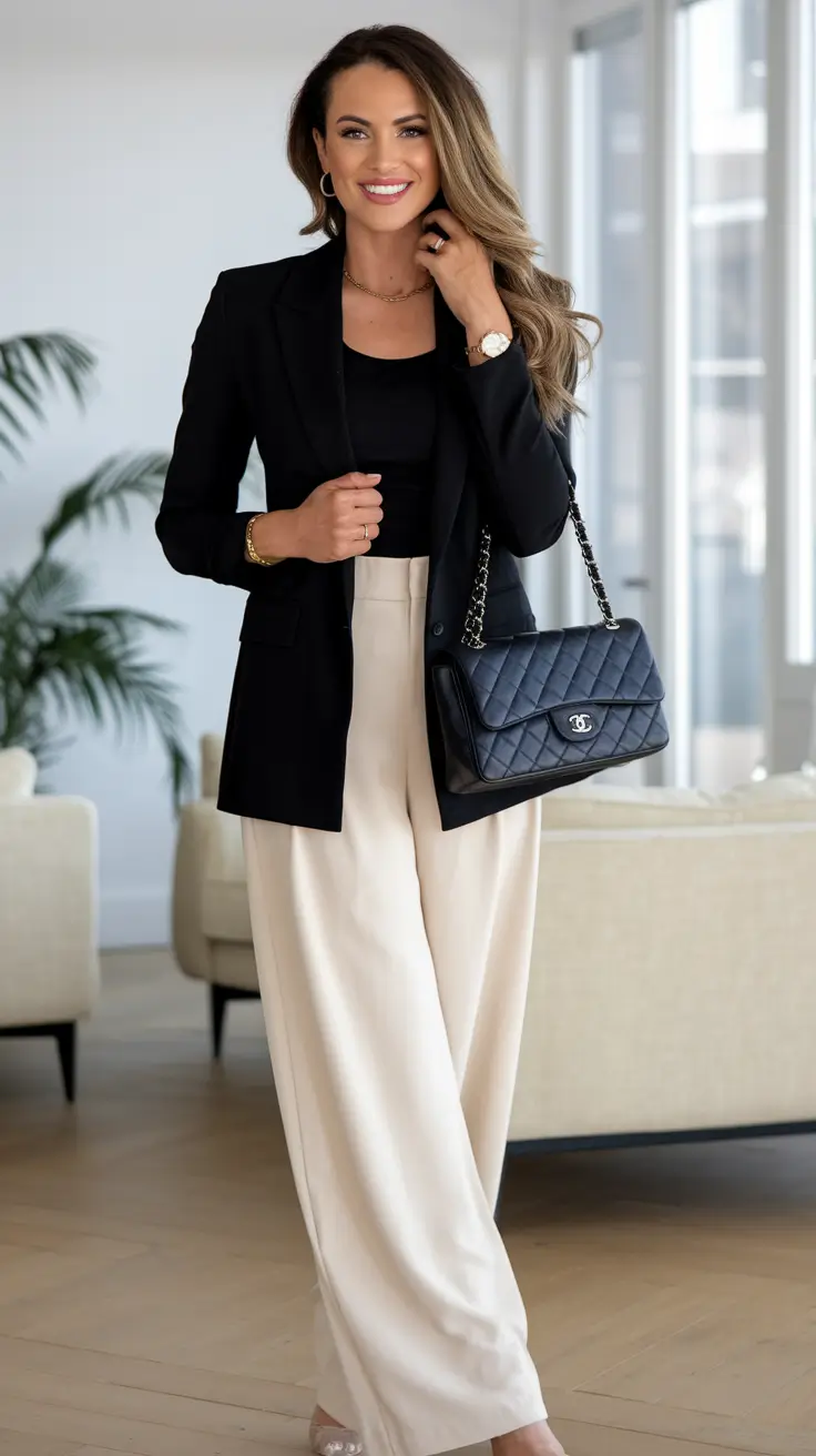 casual fall outfits for women over 50 – Power Neutrals, Parisian Attitude