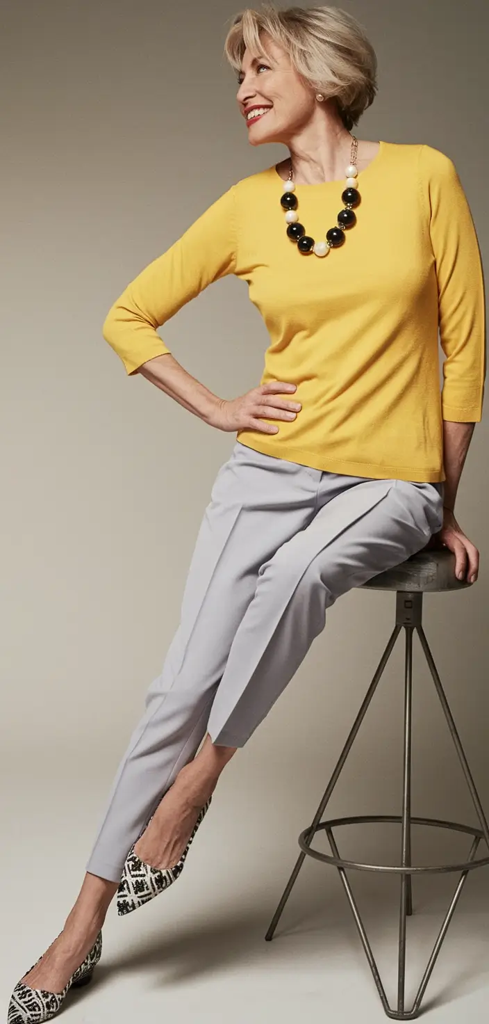 casual fall outfits for women over 50 Sunbeam and Dove Simplicity