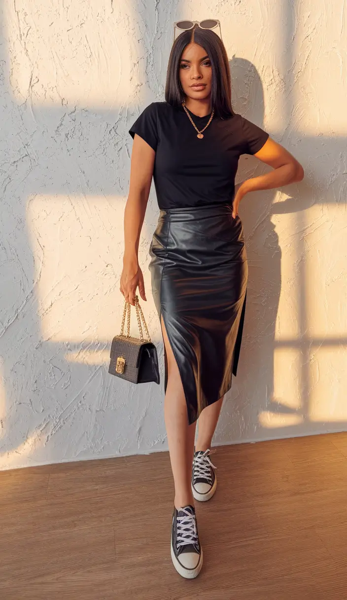 casual fall 2025 outfits for women over 30 Edgy Street Style with Unexpected Pairings