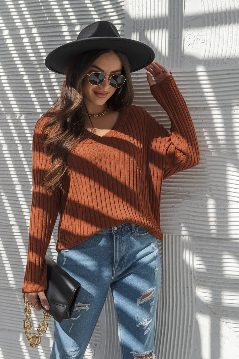 casual fall 2025 outfits for women over 30 Western-Toned Fall Vibes with Accessories