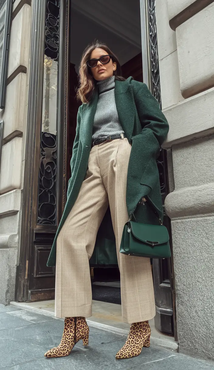 casual fall outfits for women - ideas 2025 Fall Neutrals with a Wild Accent